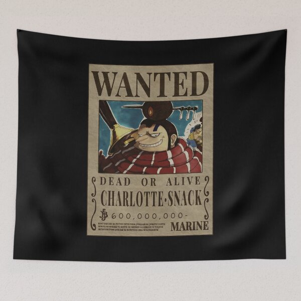 Artikelvorschau, Charlotte Snack Bounty Einteiler gesucht entworfen und verkauft von One Piece Bounty Poster.
