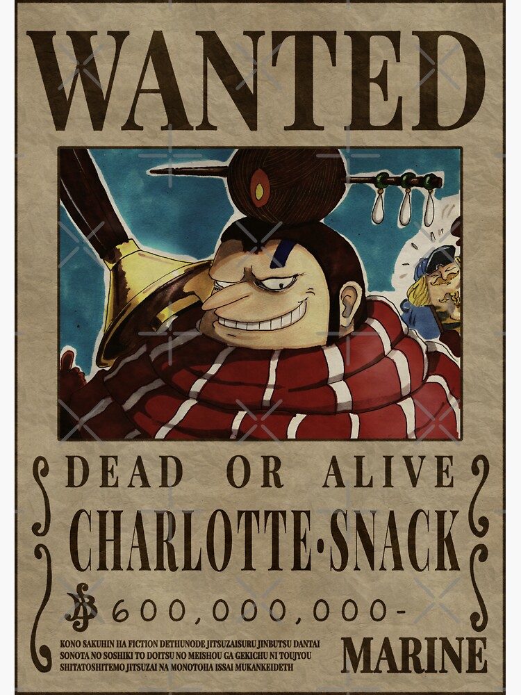 Charlotte Snack Bounty One Piece Wanted Charlotte Snack Bounty One Piece Wanted