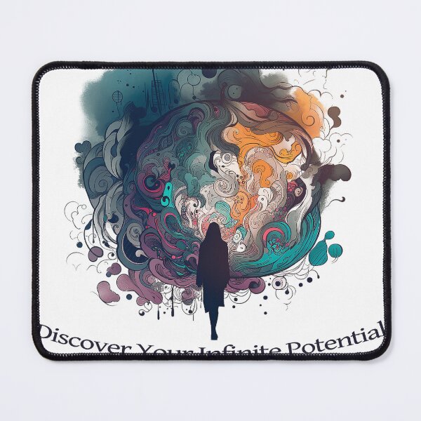 Item preview, Discover your infinite potential, inspirational quote designed and sold by ManuelAndreas.