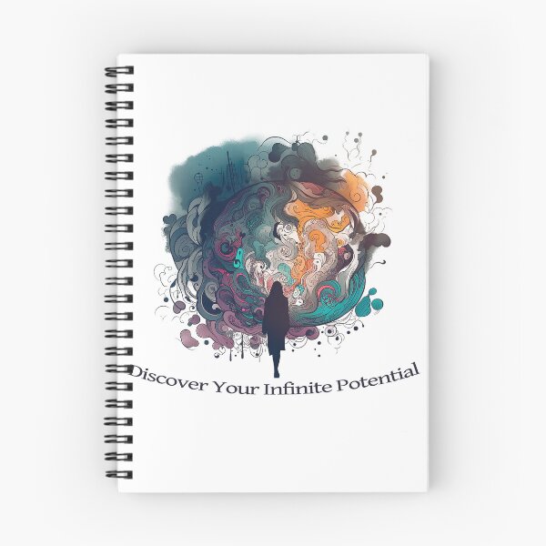 Item preview, Discover your infinite potential, inspirational quote designed and sold by ManuelAndreas.