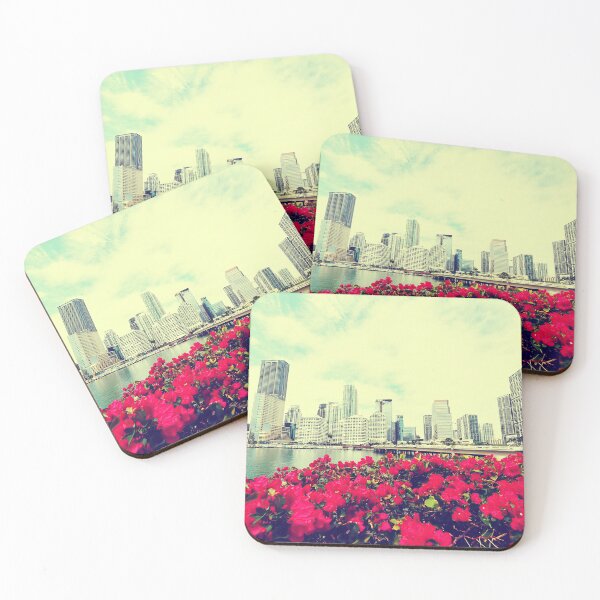 Item preview, Miami Downtown Flowers 01 x Mint designed and sold by HoundDesign.