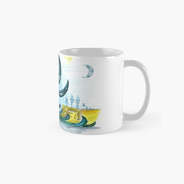 Ägyptisches Vogel Dingsie mit Sonne und Mond Tasse (Standard)
