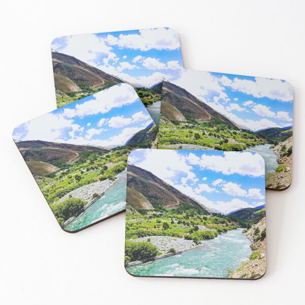 Item preview, Serene mountain lake nestled in lush greenery designed and sold by TaloeSahar.
