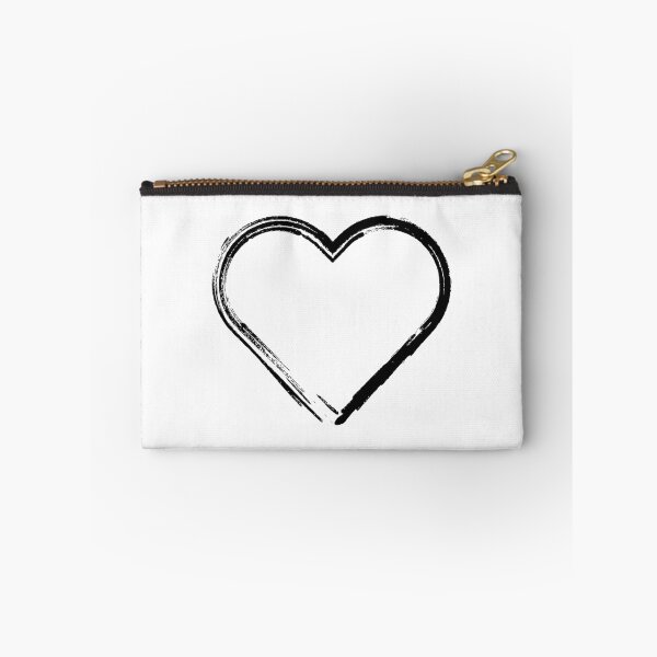 Item preview, Brushed Heart - white background designed and sold by dearmabel.
