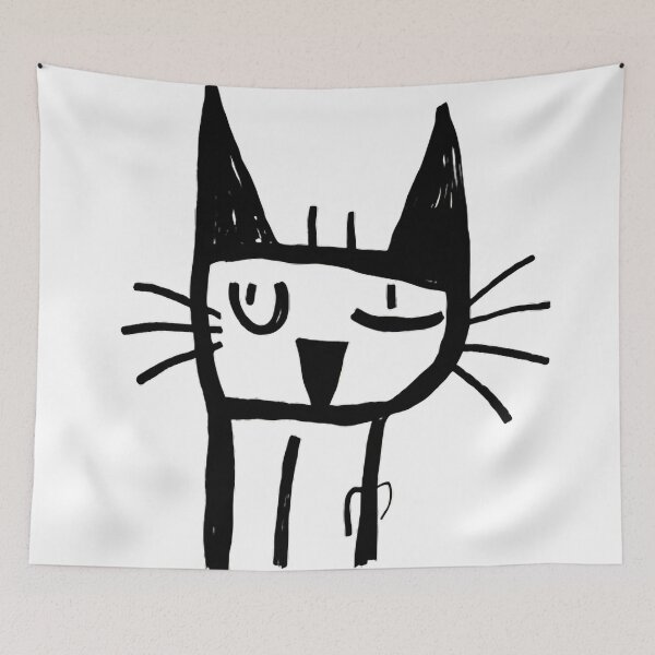 Item preview, Cat Drawn by a 5 Years Old Kid designed and sold by DonDiLuca.