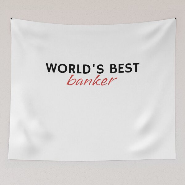 Item preview, World's Best Banker designed and sold by Stuffspot.