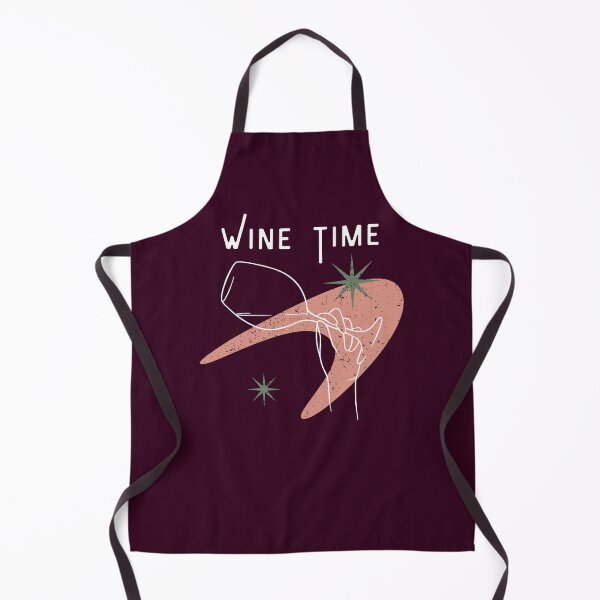 Item preview, Wine time vintage distressed retro custom tshirt and apparel design designed and sold by EmpiredesignCA.