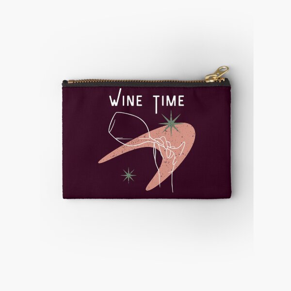 Item preview, Wine time vintage distressed retro custom tshirt and apparel design designed and sold by EmpiredesignCA.