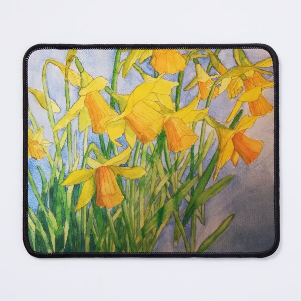 Item preview, Daffodils watercolour painting  designed and sold by esvb.