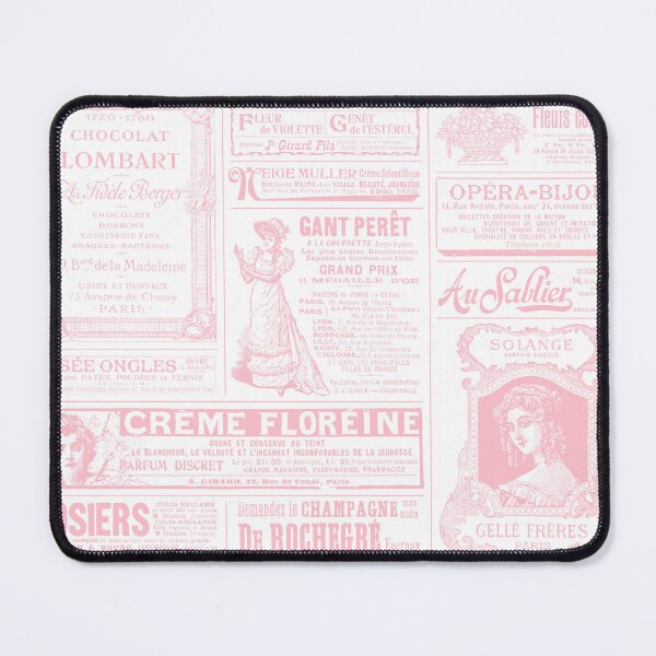 Item preview, victorian newspaper antique french pink  designed and sold by Gossip Rag.