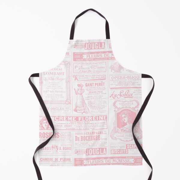 Item preview, victorian newspaper antique french pink designed and sold by Gossip Rag.