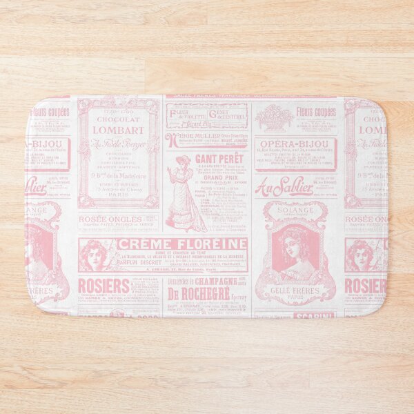 Item preview, victorian newspaper antique french pink  designed and sold by Gossip Rag.