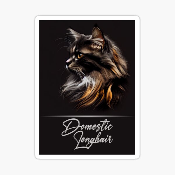 Item preview, Elegant Domestic Longhair designed and sold by Best-Breeds.