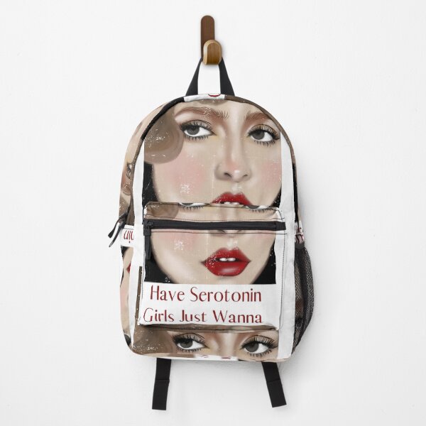 Item preview, girls Just Wanna Have Serotonin |retro pop art designed and sold by Mused by Melancholy.