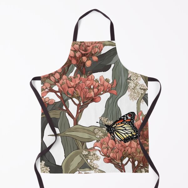 Item preview, Vintage Botanical Illustration of Milkweed Plants and Flowers with Monarch Butterfly designed and sold by crickmonster.
