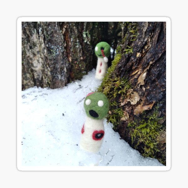 Winter Zombies Sticker