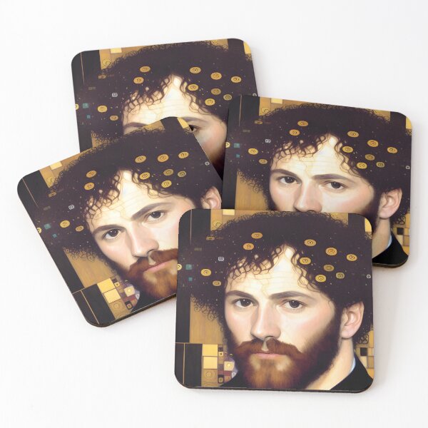 Item preview, Gustav Klimt Self Portrait I In his Own Style designed and sold by daido-ai.