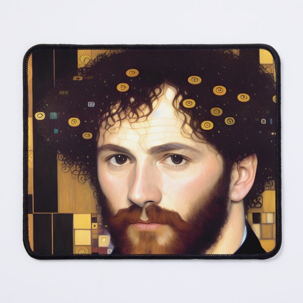 Item preview, Gustav Klimt Self Portrait I In his Own Style designed and sold by daido-ai.