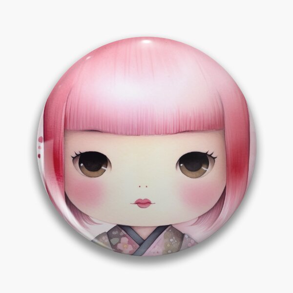 Artikelvorschau, Kokeshi-Puppe: Ein süßes Kawaii-Design entworfen und verkauft von Paul-Rand.