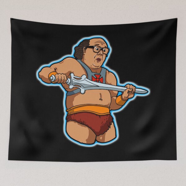 Item preview, Danny DeVito as He-Man designed and sold by HarleyWarren.