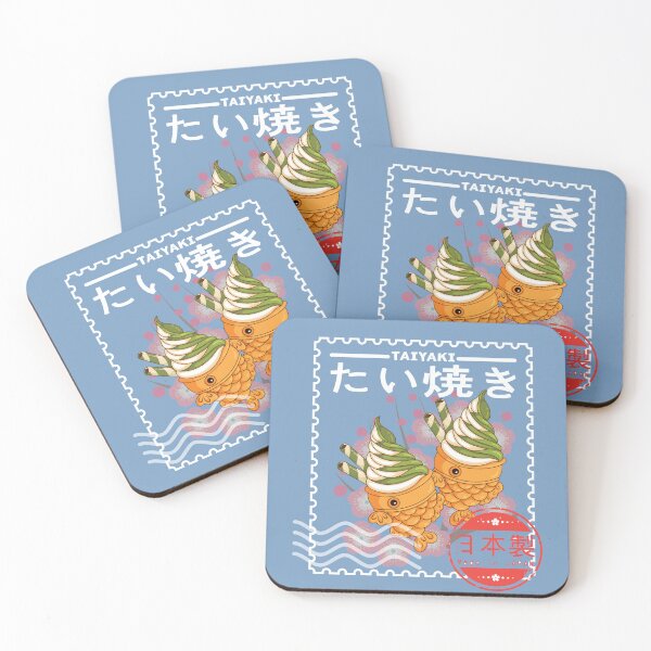 Item preview, kawaii taiyaki cute japanese vintage stamp designed and sold by samah82.
