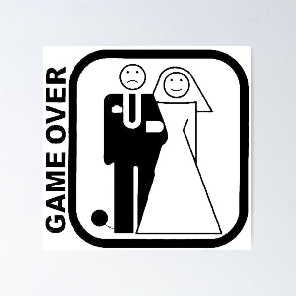 Item preview, wedding game over funny designed and sold by ACOTARO.