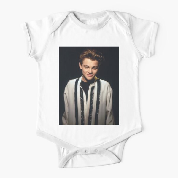 Hot Young Leonardo Dicaprio Short Sleeve Baby One-Piece