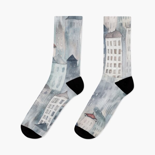 Item preview, Watercolour Cityscape 03 designed and sold by KRNDesign.