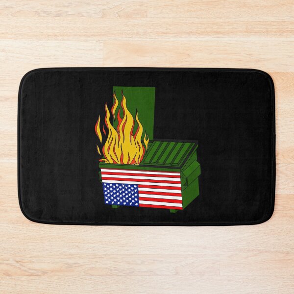 Item preview, Incendio de basurero EE.UU. designed and sold by JamesCMarshall.