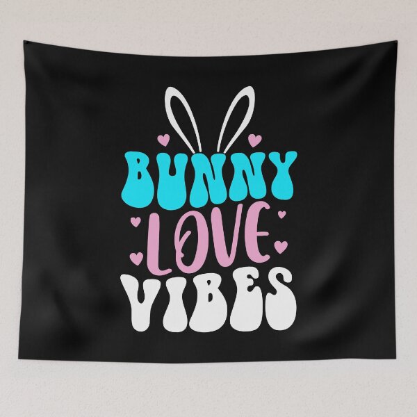 Item preview, Bunny Love Vibes designed and sold by GL Digital Artwork .