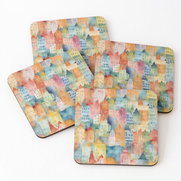 Item preview, Watercolour Cityscape 07 designed and sold by KRNDesign.