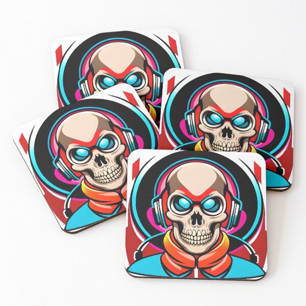 Item preview, skull dj designed and sold by freedomtocreate.