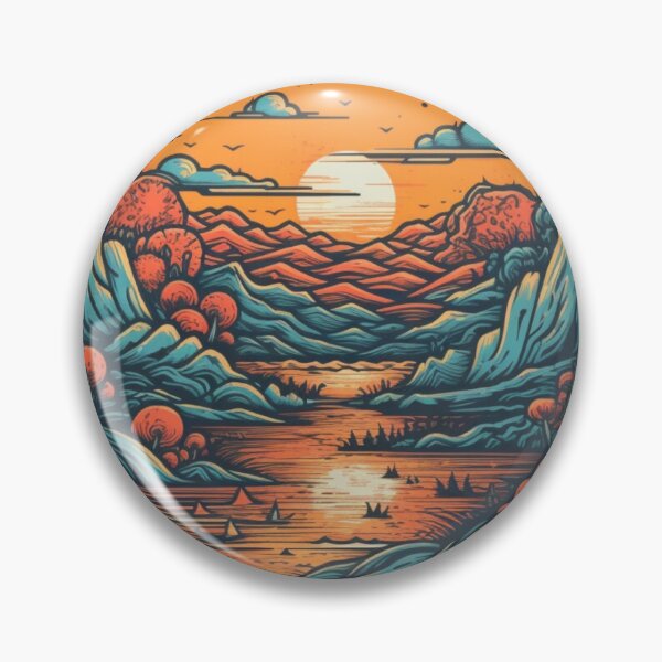 Item preview, Sunset Scene designed and sold by HandCraftedArt.
