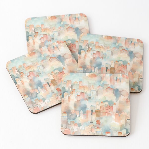 Item preview, Watercolour Cityscape 10 designed and sold by KRNDesign.