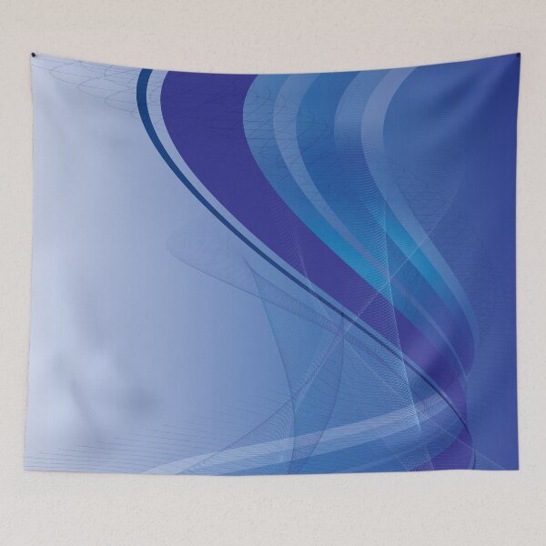 Item preview, Blue Lines1 Abstract Art designed and sold by Bruce ALMIGHTY Baker.