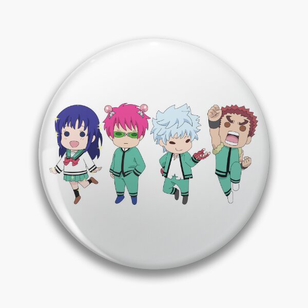 Item preview, Saiki K Chibis - Saiki Kusuo no Ψ-nan designed and sold by AuntBLT.