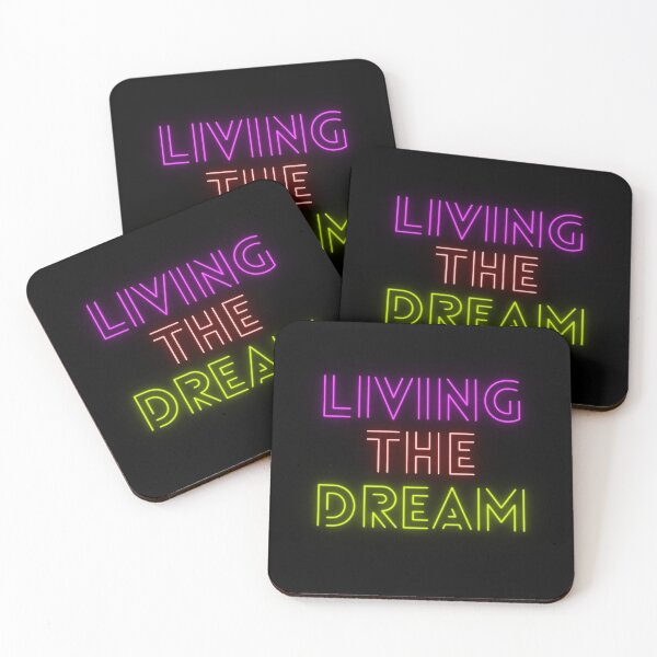 Item preview, Neon Living The Dream  designed and sold by JettieDesignCo.