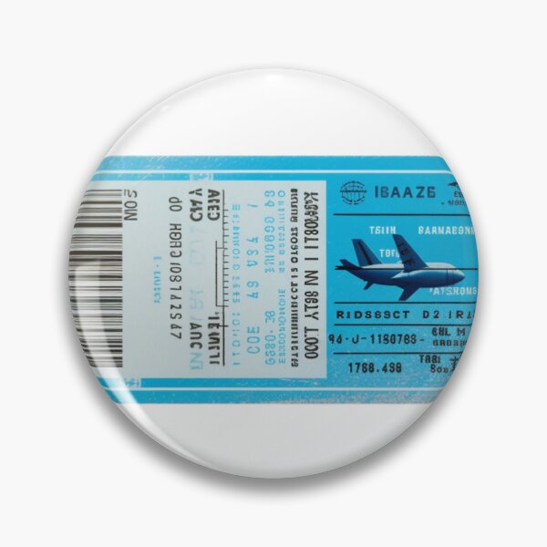 Item preview, Best Plane Ticket Stickers designed and sold by HandCraftedArt.