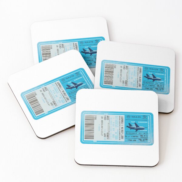Item preview, Best Plane Ticket Stickers designed and sold by HandCraftedArt.