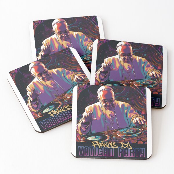 Item preview, Pope Francis DJ Vatican Party Caricature designed and sold by urban-warriors.