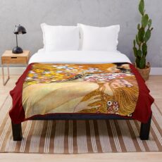 MERMAIDS: Vintage 1899 Klimt Gemälde drucken Fleecedecke