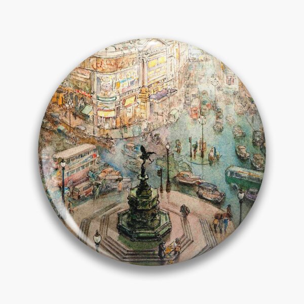 Item preview, Vintage Piccadilly Circus 1938 designed and sold by w-world-life-co.