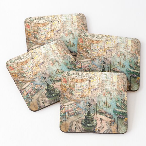 Item preview, Vintage Piccadilly Circus 1938 designed and sold by w-world-life-co.