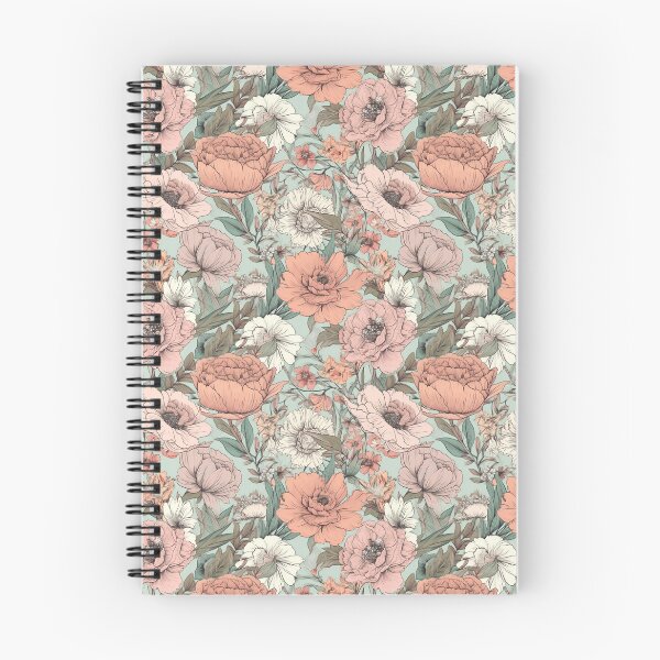 Item preview, pastel florals designed and sold by StickyDigitsShp.