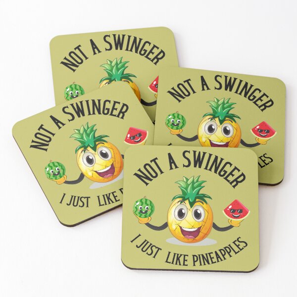 Item preview, Not a Swinger, I Just Like Pineapples    (2) designed and sold by Creativiltetees.