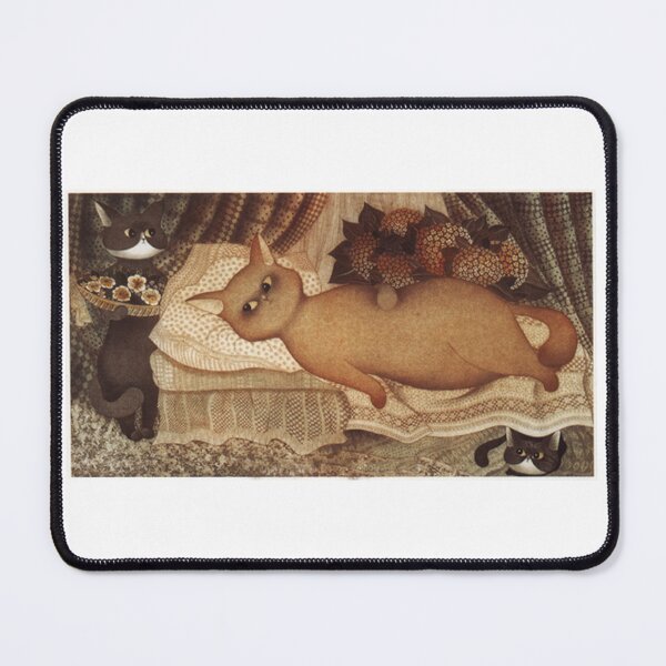 Item preview, A CAT interpretation of Olympia, for cat lovers designed and sold by gatteria.