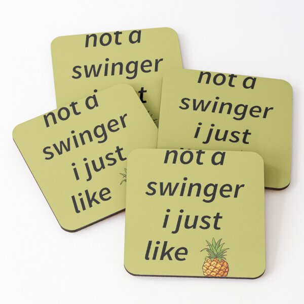 Item preview, not a swinger i just like pineapples designed and sold by Creativiltetees.