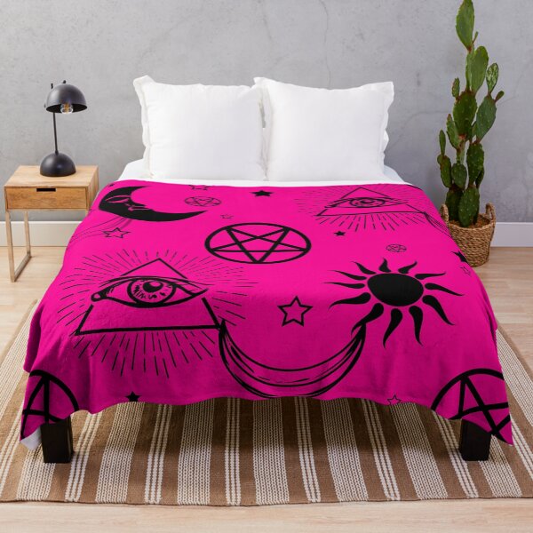 Item preview, occult illuminati eye halloween pink  designed and sold by Gossip Rag.