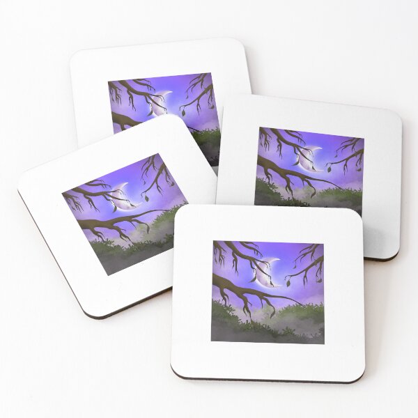Item preview, Crescent moon in the trees designed and sold by Bloodykitsune19.