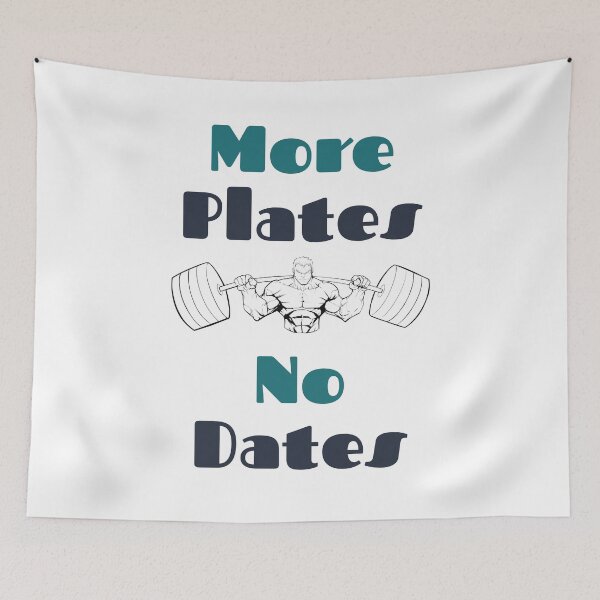 Item preview, More Plates No Dates - Get Motivated with More Plates, No Dates designed and sold by Chromatic-Art.